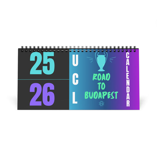 UCL Desk Calendar – 2025/26 Season