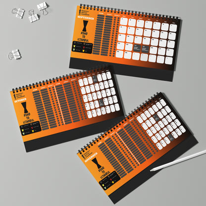 UEL Desk Calendar – 2025/26 Season