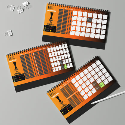 UEL Desk Calendar – 2025/26 Season